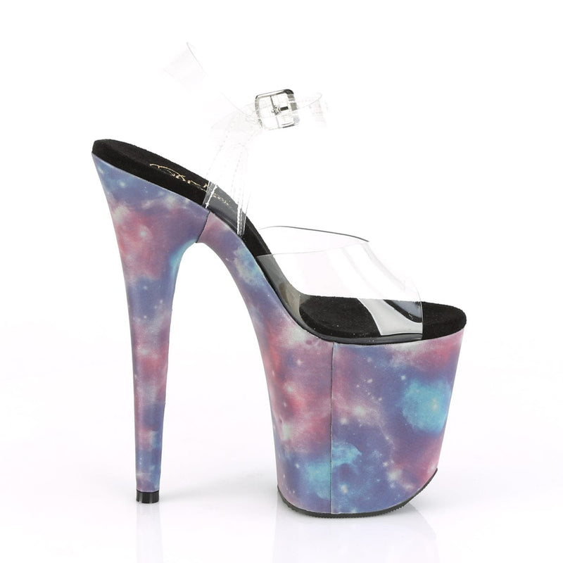 Pleaser FLAMINGO-808REFL Clear/Purple-Blue Reflective