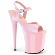 Pleaser FLAMINGO-809 Platform Sandal (Baby Pink Patent/Baby Pink) 5