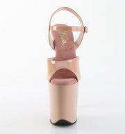 Pleaser FLAMINGO-809 Platform Sandal (Blush Patent/Blush)