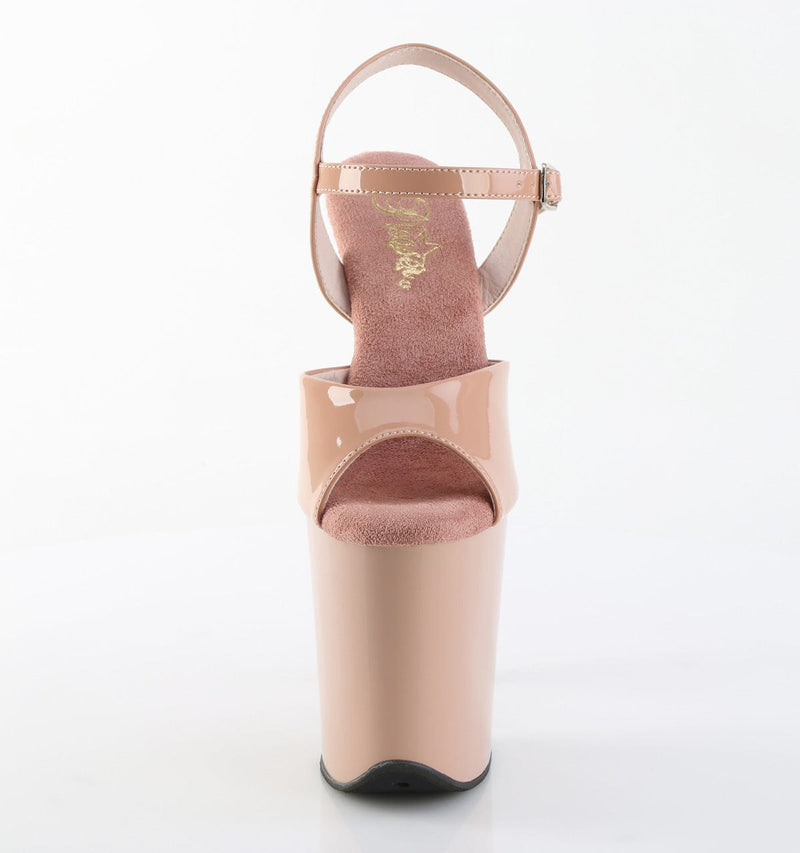 Pleaser FLAMINGO-809 Platform Sandal (Blush Patent/Blush)