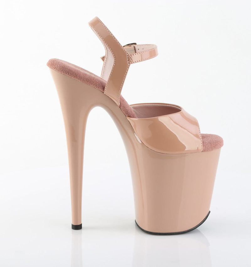 Pleaser FLAMINGO-809 Platform Sandal (Blush Patent/Blush)