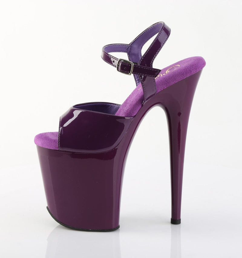 Pleaser FLAMINGO-809 Platform Sandal (Purple Patent/Purple)