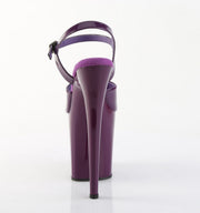 Pleaser FLAMINGO-809 Platform Sandal (Purple Patent/Purple)