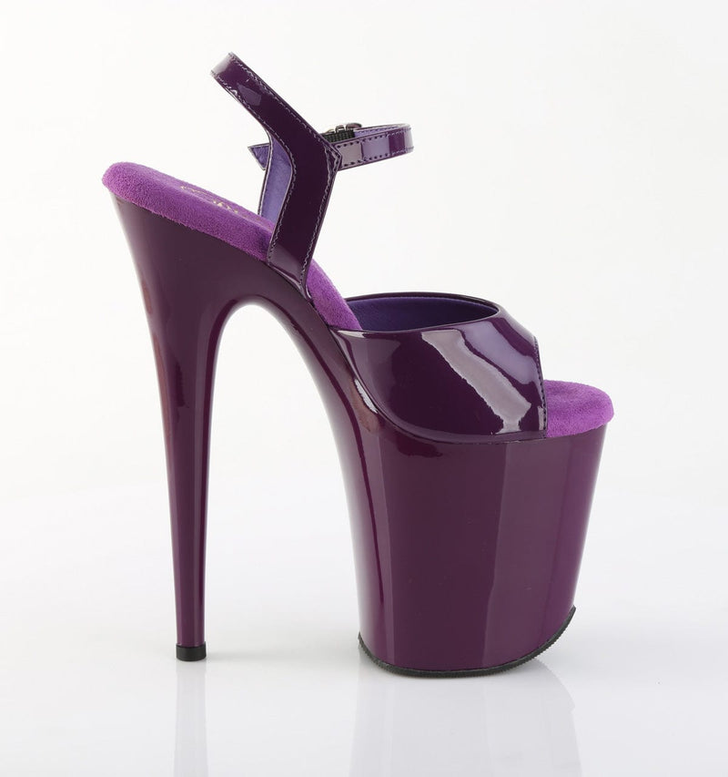 Pleaser FLAMINGO-809 Platform Sandal (Purple Patent/Purple)