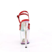 Pleaser FLAMINGO-809HT Platform Sandal (Red Holo Patent/Holo Tinted)