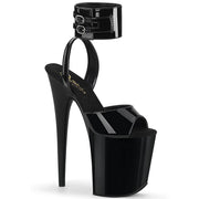 Pleaser FLAMINGO-891 Platform Sandal (Black Patent/Black)