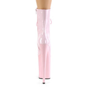 Pleaser INFINITY-1020 Platform Ankle Boot (Baby Pink Patent/Baby Pink)