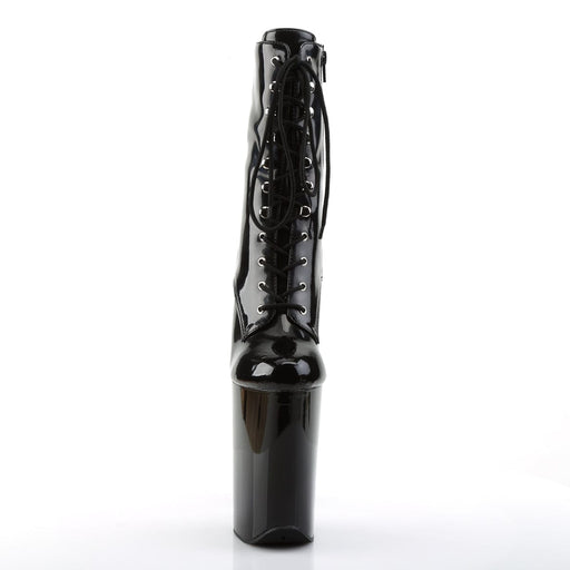 Pleaser INFINITY-1020 Platform Ankle Boot (Black/Black)