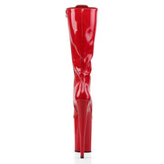 Pleaser INFINITY-2020 Platform Knee High Boot (Red Patent/Red)