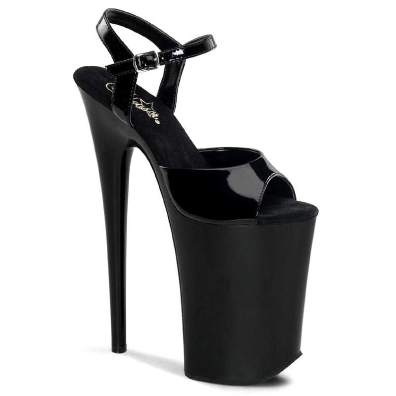 Pleaser INFINITY-909 Platform Sandal (Black/Black) 5