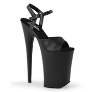 Pleaser INFINITY-909 Platform Sandal (Black Faux Leather/Black Matte) 5