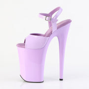 Pleaser INFINITY-909 Platform Sandal (Lavender Patent/Lavender)