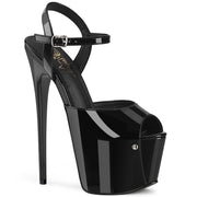 Pleaser JUBILANT-09 Platform Sandal (Black Patent)