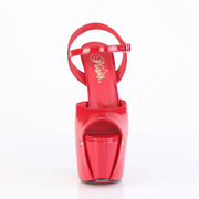 Pleaser JUBILANT-09 Platform Sandal (Red Patent)