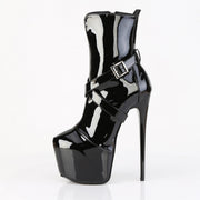 Pleaser JUBILANT-1011 Platform Ankle Boot (Black Patent)