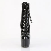 Pleaser JUBILANT-1014 Platform Ankle Boot (Black Patent)