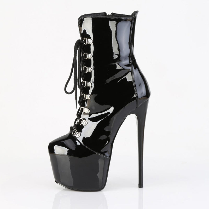 Pleaser JUBILANT-1014 Platform Ankle Boot (Black Patent)