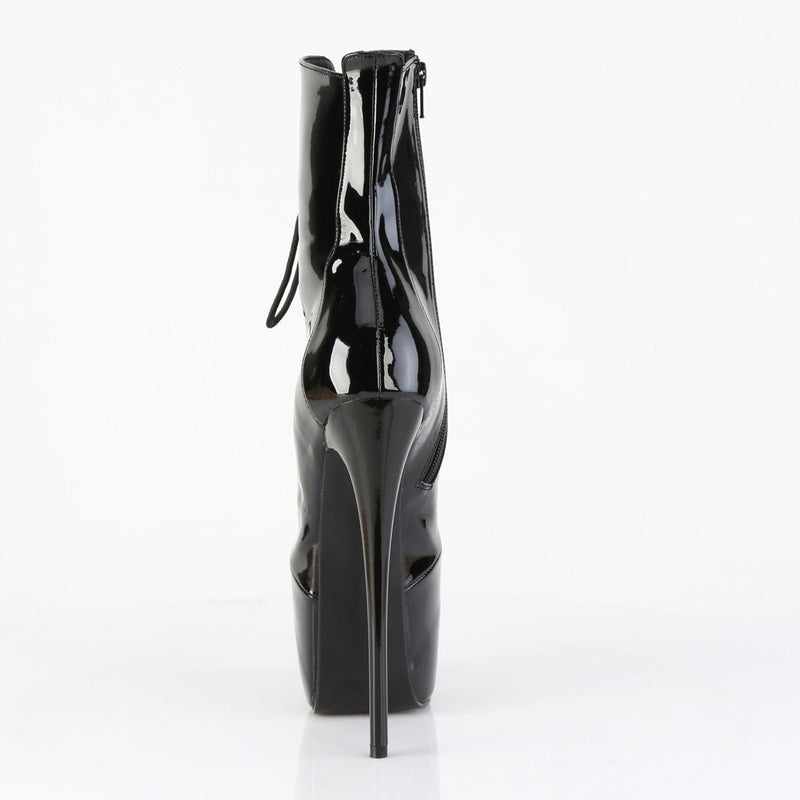 Pleaser JUBILANT-1014 Platform Ankle Boot (Black Patent)
