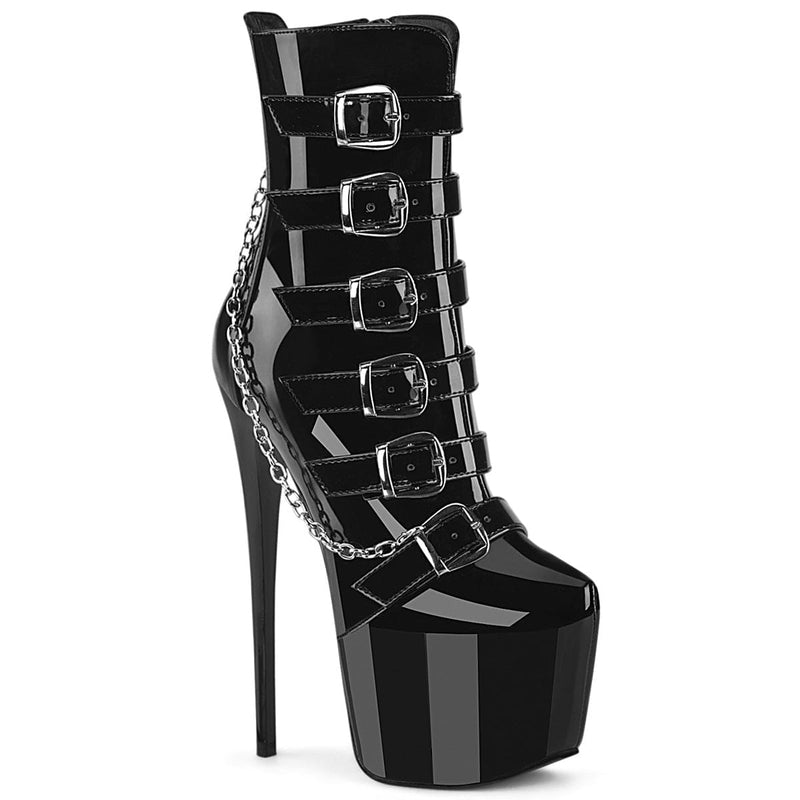 Pleaser JUBILANT-1015 Platform Ankle Boot (Black Patent)