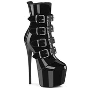 Pleaser JUBILANT-1023 Platform Ankle Boot (Black Patent)