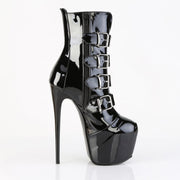 Pleaser JUBILANT-1023 Platform Ankle Boot (Black Patent)