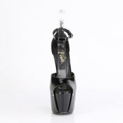 Pleaser JUBILANT-15 Platform Sandal (Black Patent)