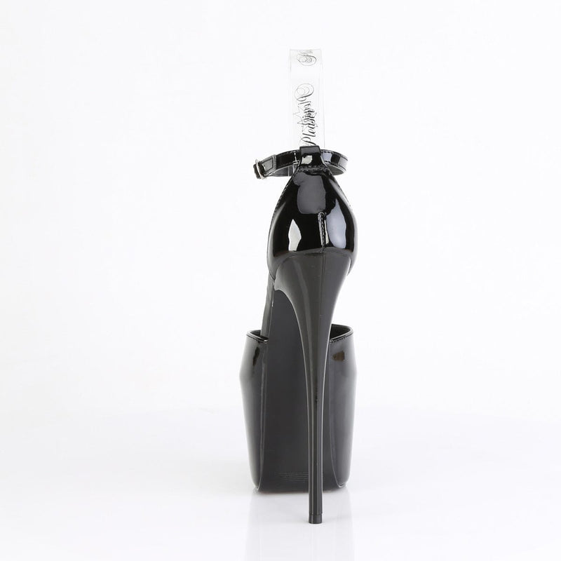 Pleaser JUBILANT-15 Platform Sandal (Black Patent)