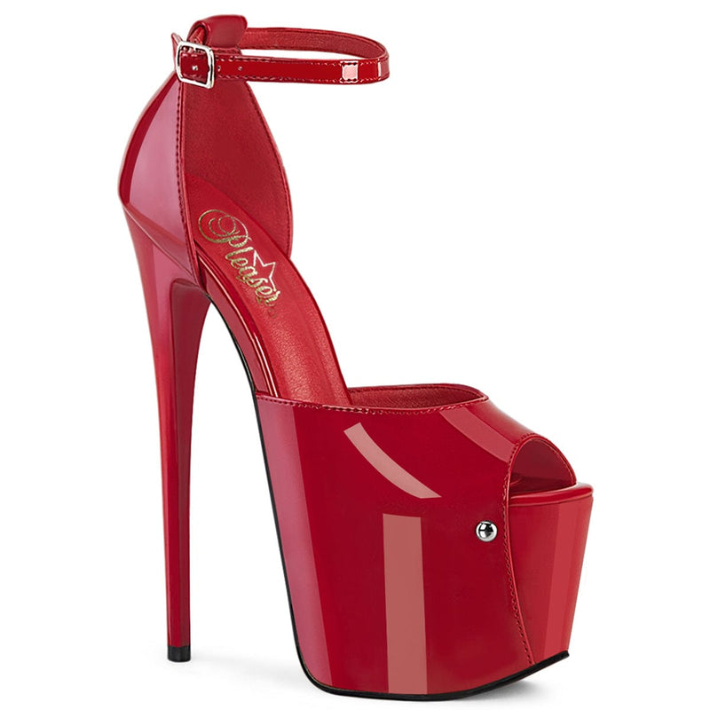 Pleaser JUBILANT-15 Platform Sandal (Red Patent)