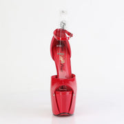 Pleaser JUBILANT-15 Platform Sandal (Red Patent)