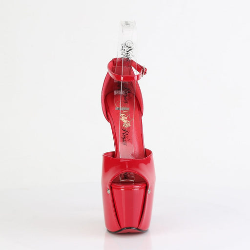 Pleaser JUBILANT-15 Platform Sandal (Red Patent)
