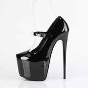 Pleaser JUBILANT-28 Platform Pump (Black Patent)