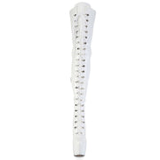 Pleaser JUBILANT-4012 Platform Crotch High Boot (White Stretch Patent)