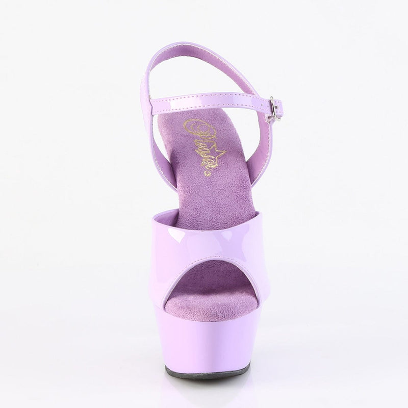 Pleaser KISS-209 Platform Sandal (Lavender Patent/Lavender)