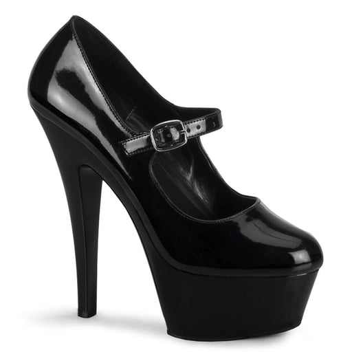Pleaser KISS-280 Platform Pump (Black Patent/Black) 5