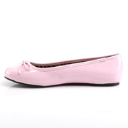 Pleaser Pink Label ANNA-01 Flat (Baby Pink Patent)