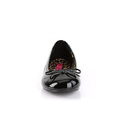 Pleaser Pink Label ANNA-01 Flat (Black Patent)
