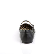 Pleaser Pink Label ANNA-02 Mary Jane (Black Faux Leather)