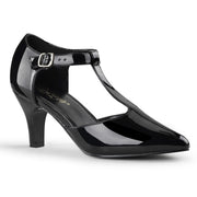 Pleaser Pink Label DIVINE-415 Pump (Black Patent) 9