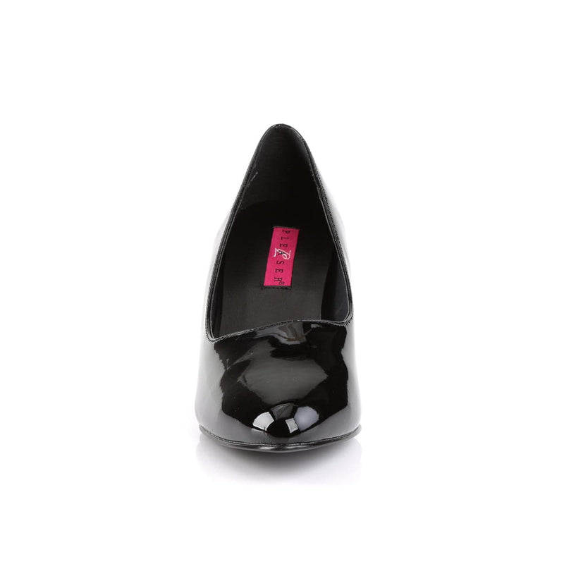 Pleaser Pink Label DIVINE-420 Pump (Black Patent)