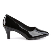 Pleaser Pink Label DIVINE-420 Pump (Black Patent)