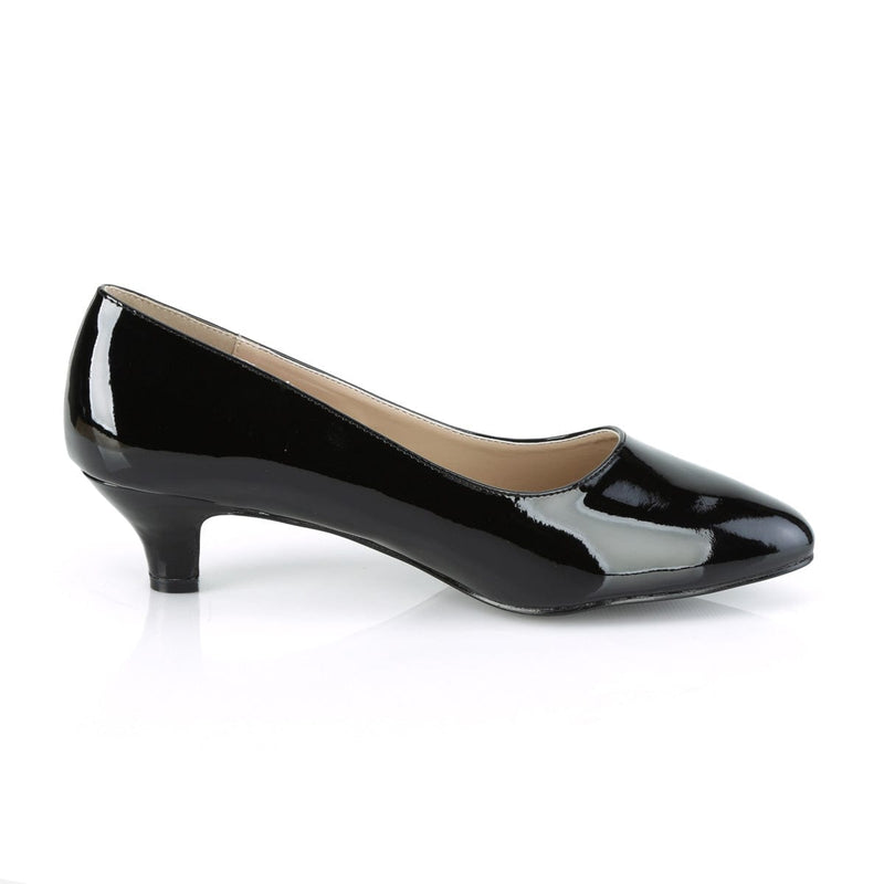 Pleaser Pink Label FAB-420 Pump (Black Patent)