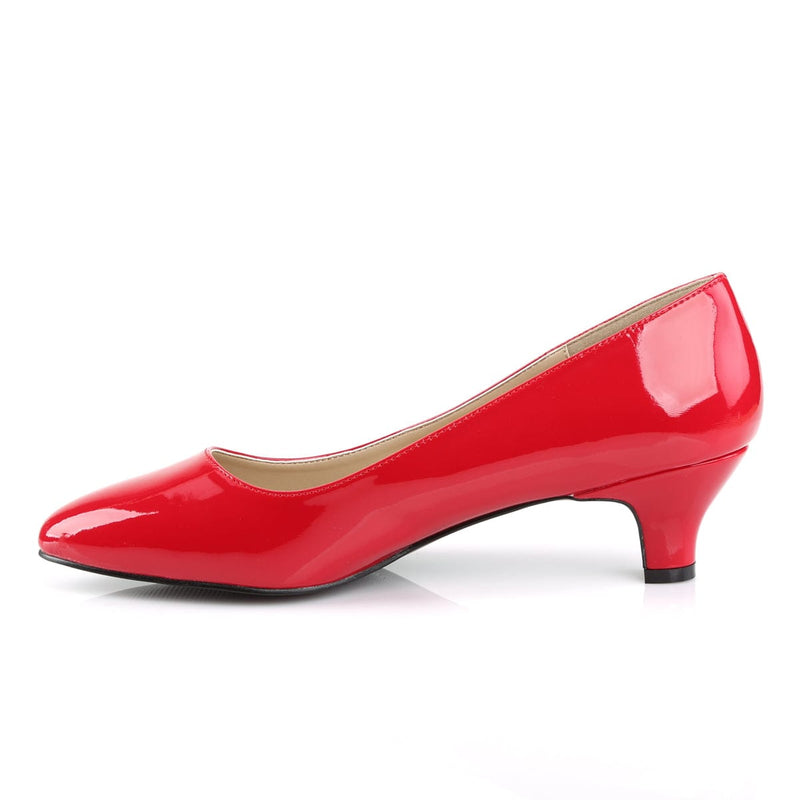 Pleaser Pink Label FAB-420 Pump (Red Patent)