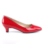 Pleaser Pink Label FAB-420 Pump (Red Patent)