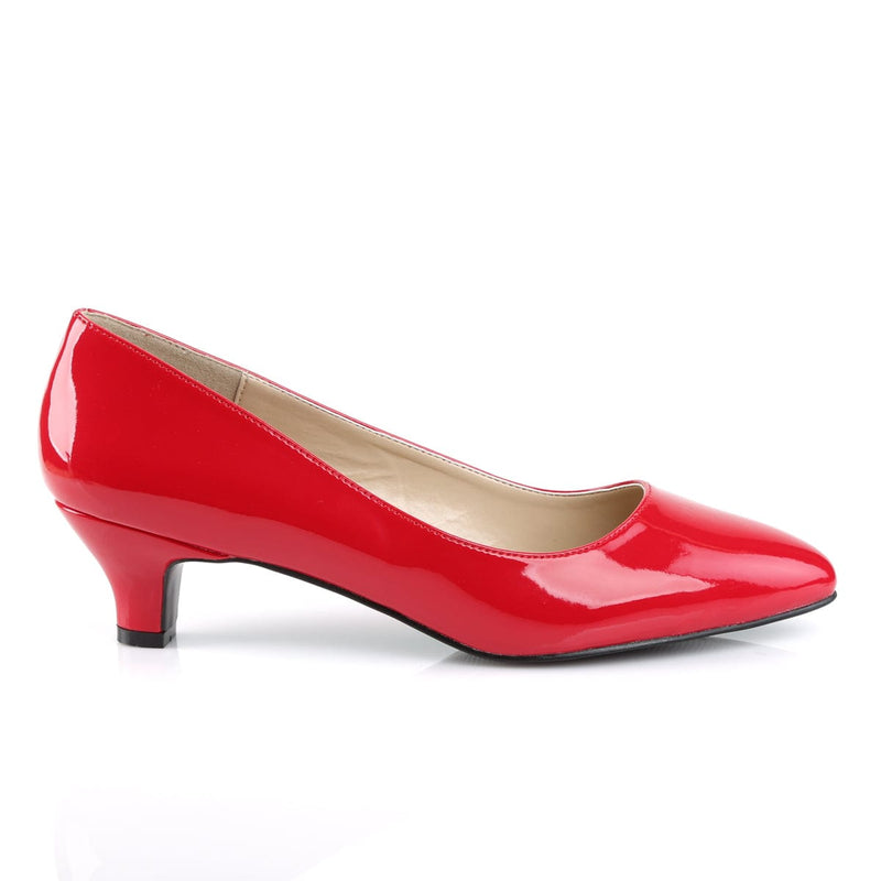 Pleaser Pink Label FAB-420 Pump (Red Patent)
