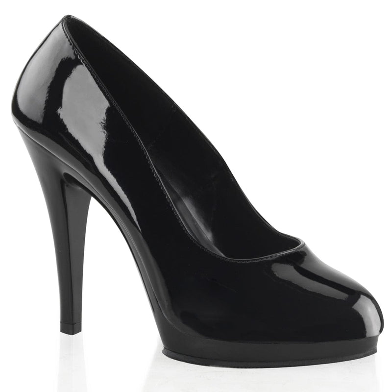 Pleaser Pink Label FLAIR-480 Pump (Black/Black) 5