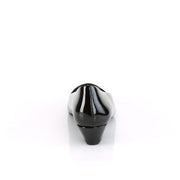 Pleaser Pink Label GWEN-01 Pump (Black Patent)