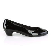 Pleaser Pink Label GWEN-01 Pump (Black Patent)