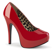 Pleaser Pink Label TEEZE-06W Pump (Red Patent)