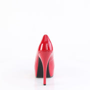 Pleaser Pink Label TEEZE-06W Pump (Red Patent)