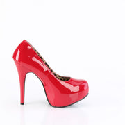 Pleaser Pink Label TEEZE-06W Pump (Red Patent)